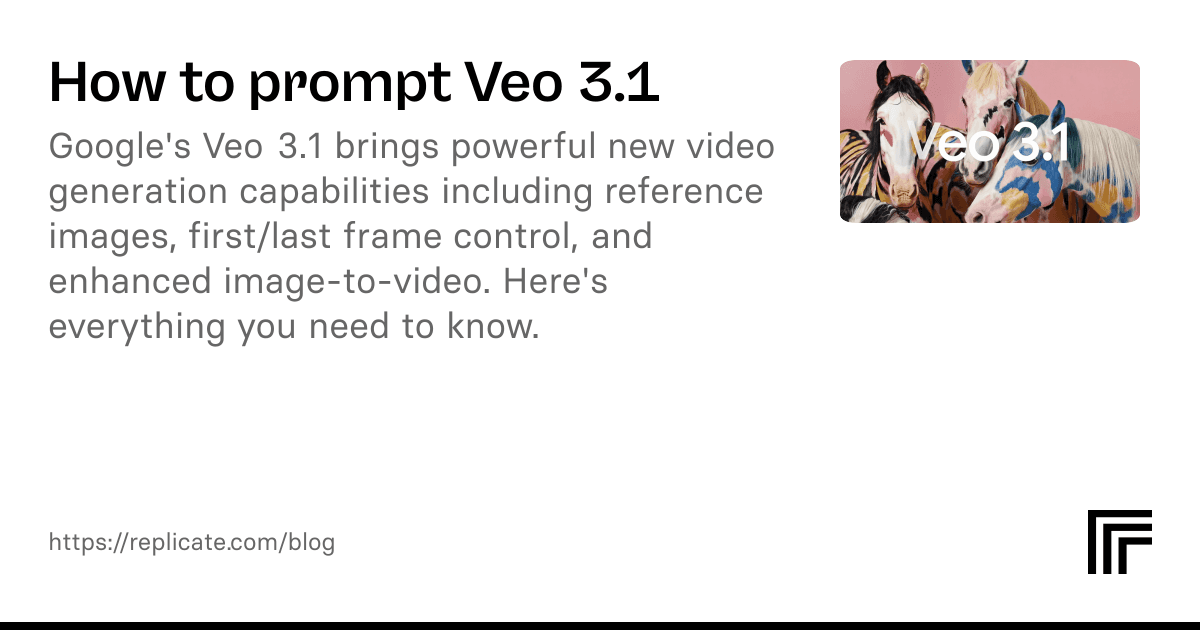 Replicate объяснил, как формулировать запросы для генерации видео в Veo 3.1