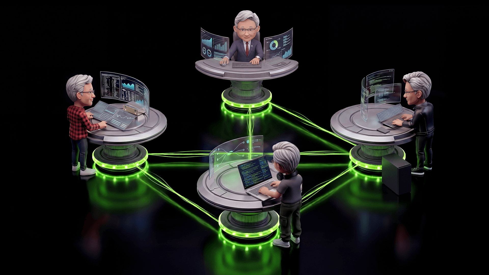 NVIDIA представила набор инструментов для создания специализированных AI‑агентов в компаниях