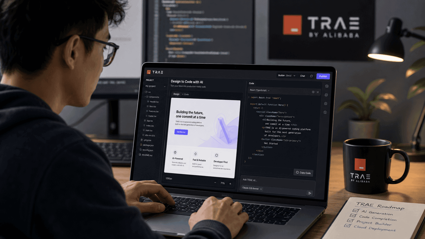 Alibaba добавила в TRAE Work режим Design для перехода от требований к коду в одном AI‑окружении