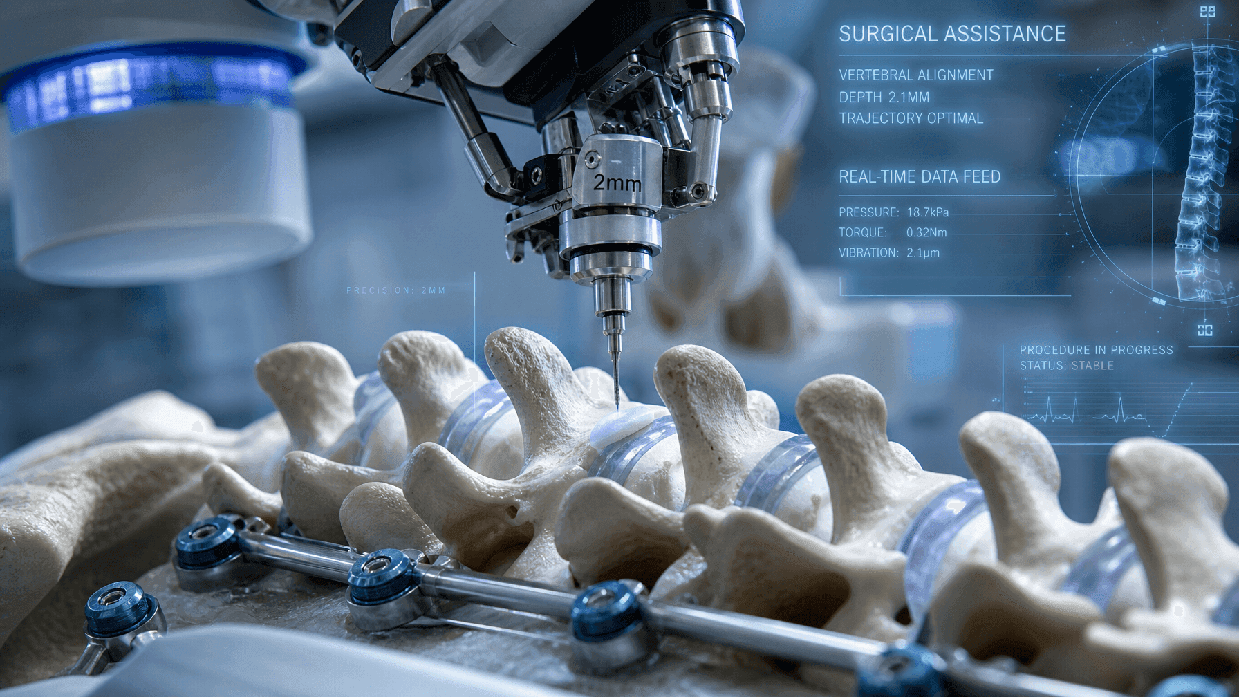 В West China Hospital создали роботическую систему MicroSpine с манипуляторами 2 мм для операций на позвоночнике