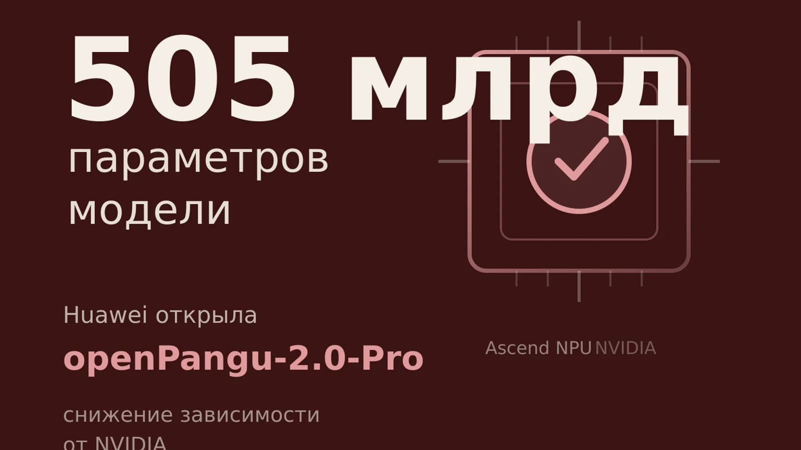 Инфографика: 505 млрд параметров модели