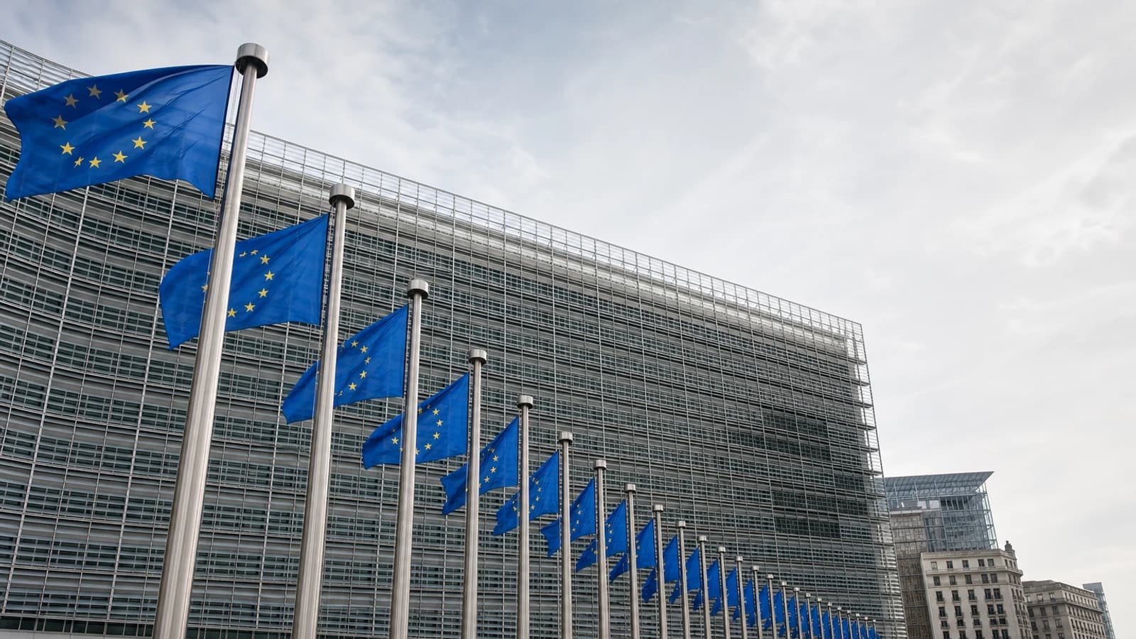 Здание Еврокомиссии Berlaymont в Брюсселе