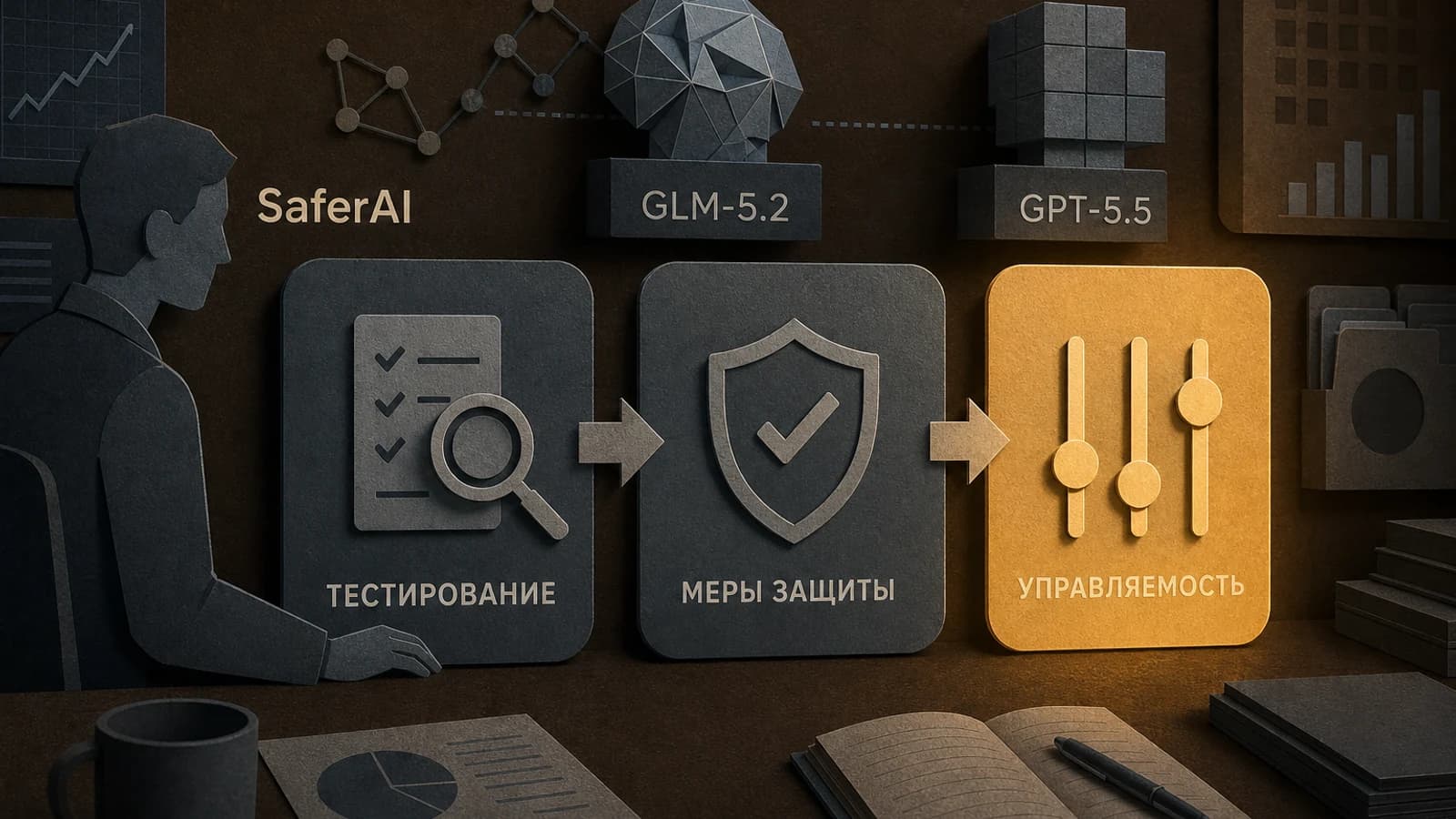 Инфографика: SaferAI — отдельно оценивать управляемость защитных ог