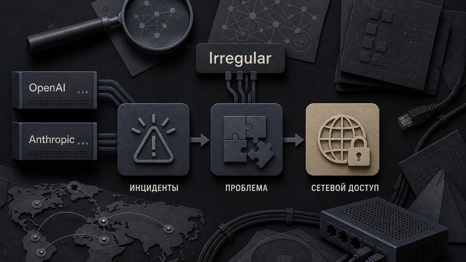 Инфографика: Irregular — проверяйте сетевой доступ