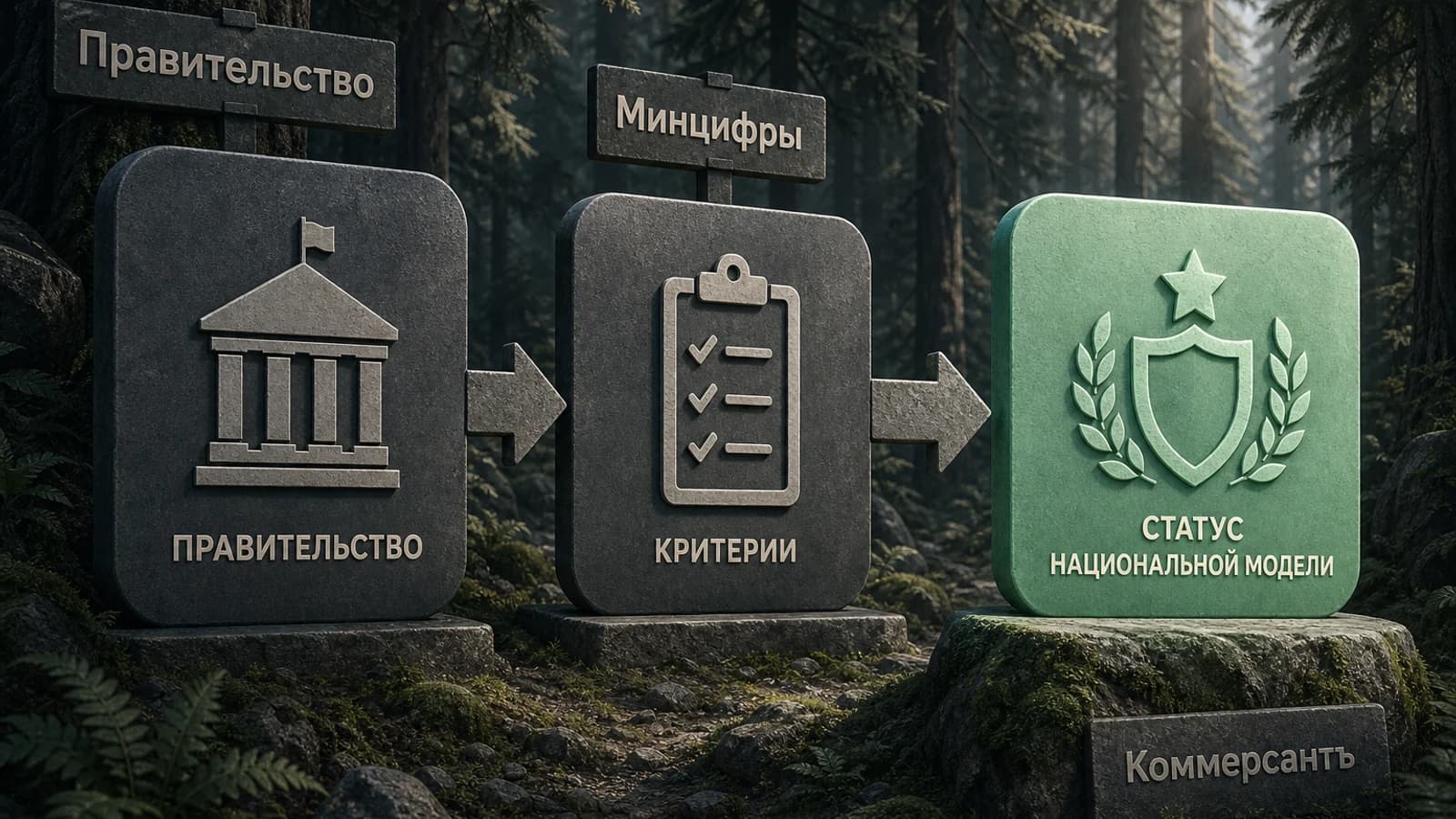 Инфографика: Правительство — статус национальной модели
