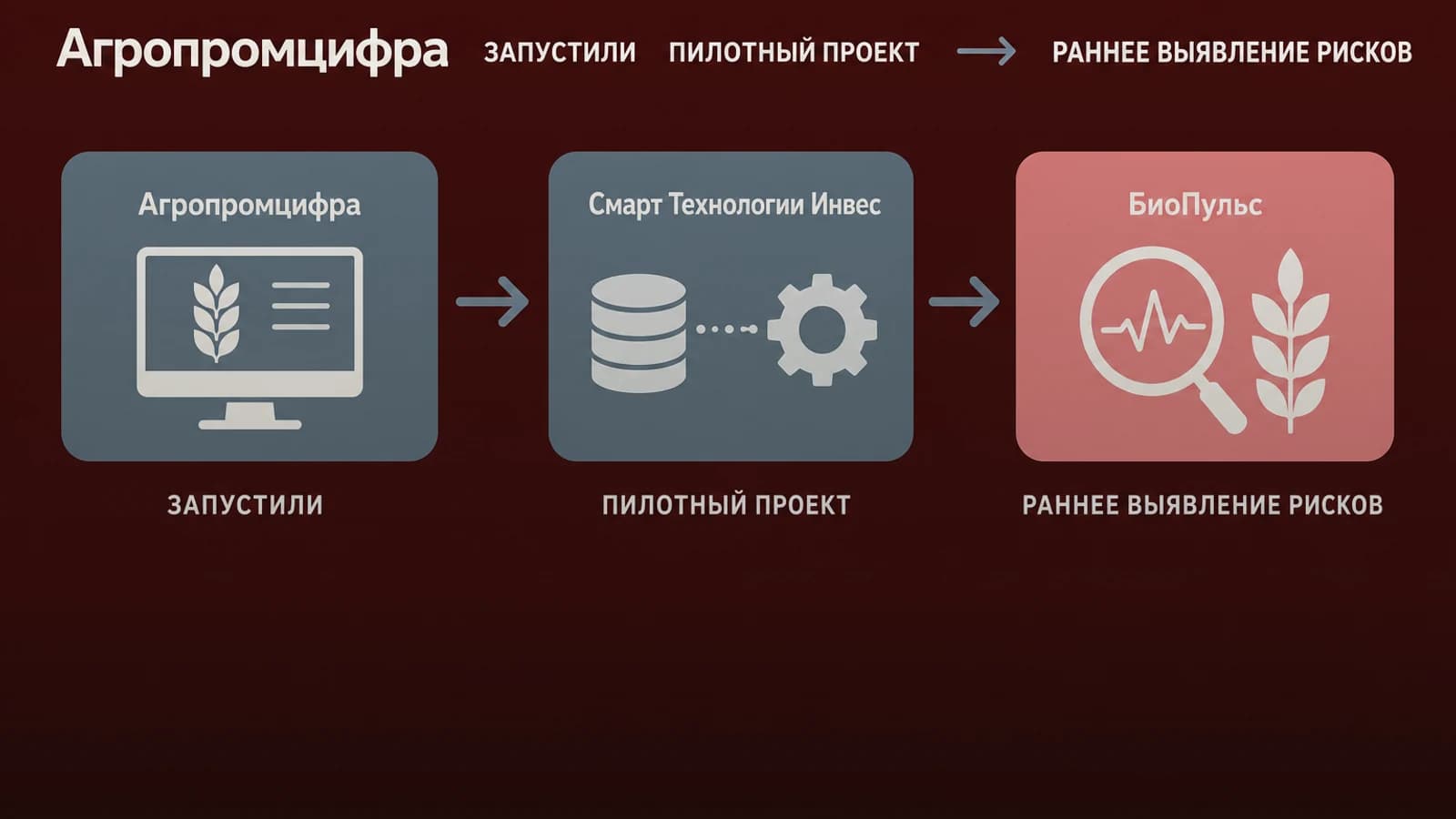 Инфографика: Агропромцифра — раннее выявление рисков