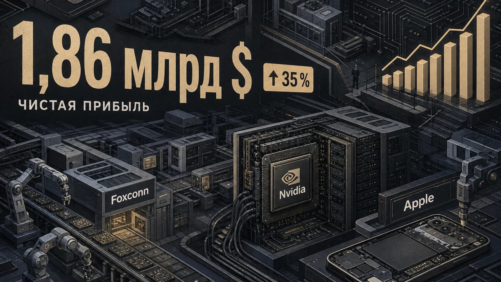 Инфографика: 1,86 млрд $ чистая прибыль