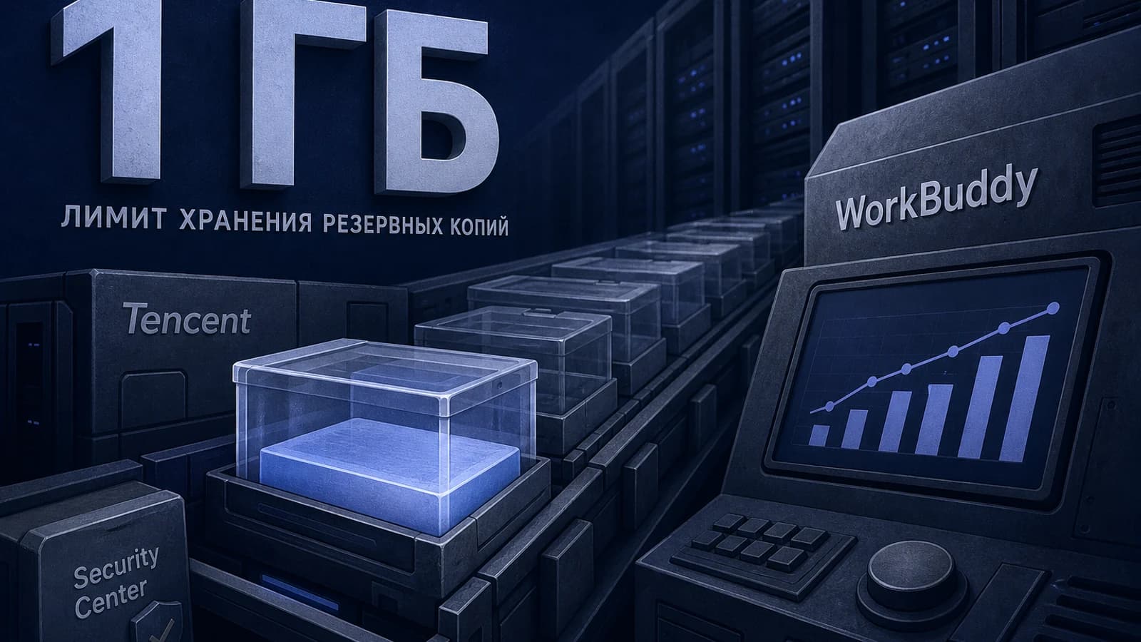 Инфографика: 1 ГБ лимит хранения резервных копий