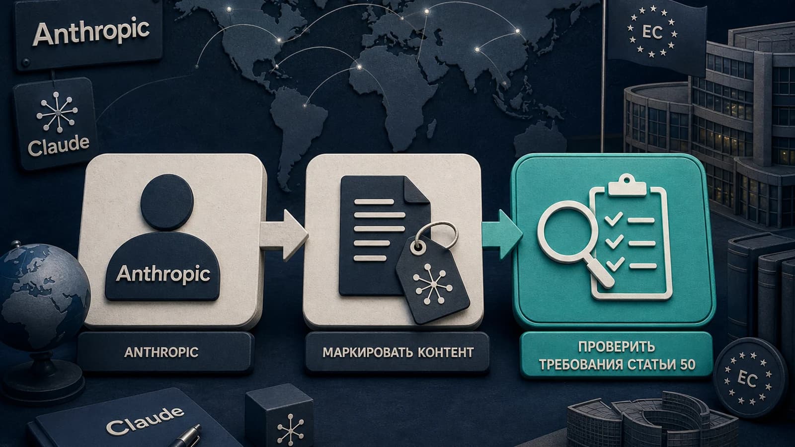 Инфографика: Anthropic — проверить требования статьи 50