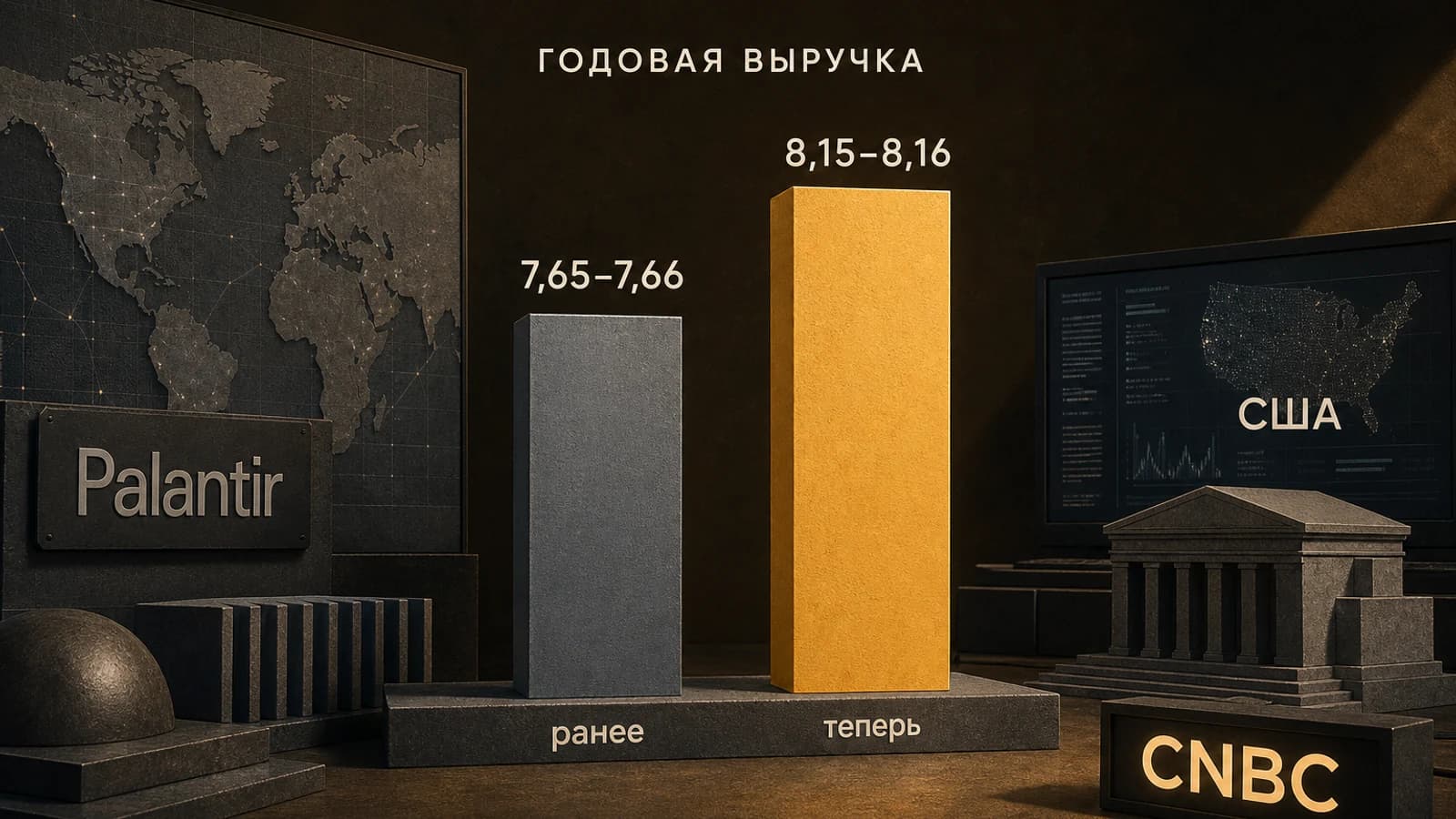 Инфографика: 8,15–8,16 млрд $ годовая выручка