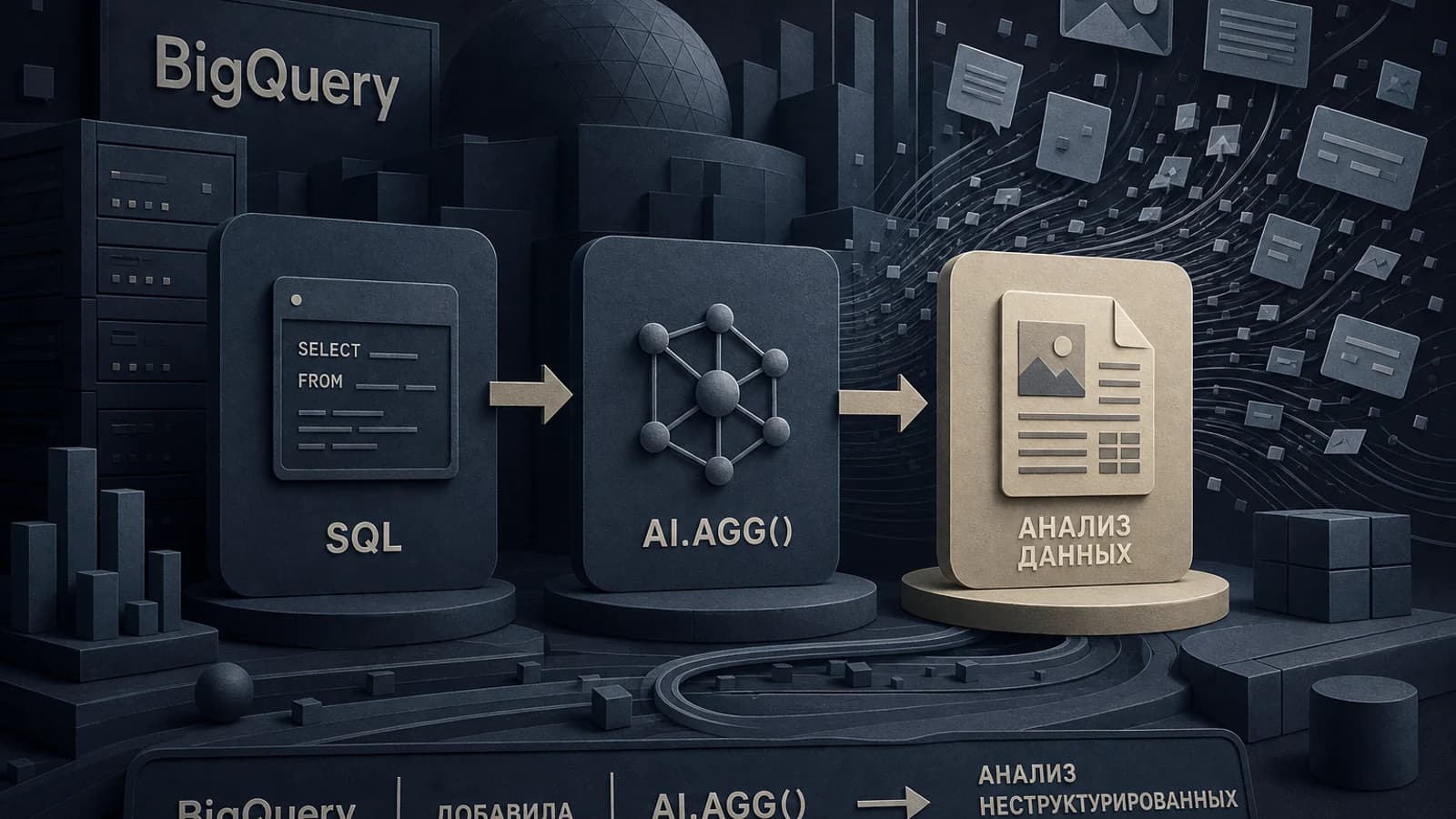 Инфографика: BigQuery — анализ неструктурированных данных