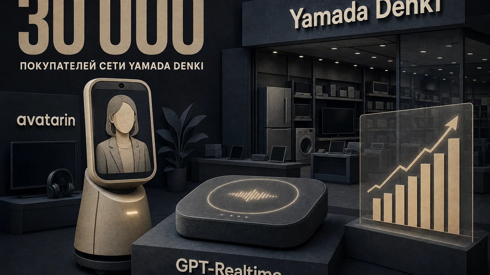 Инфографика: 30 000 покупателей сети Yamada Denki