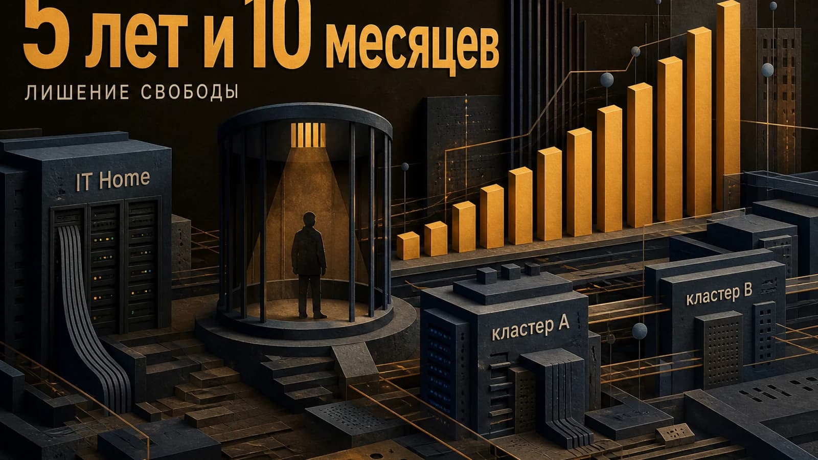 Инфографика: 5 лет и 10 месяцев лишение свободы