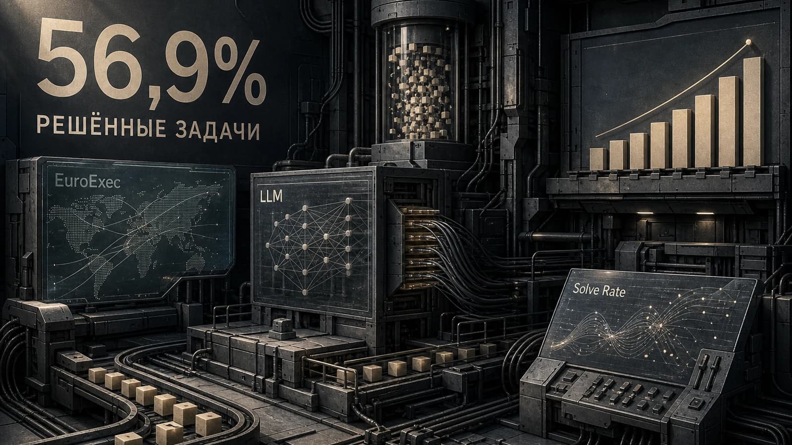 Инфографика: 56,9% решённые задачи