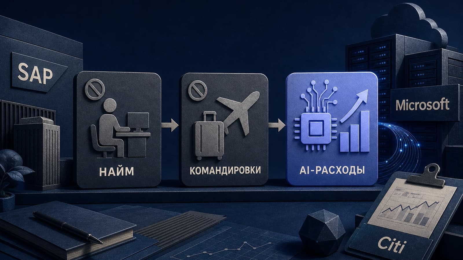 Инфографика: SAP — растут AI-расходы