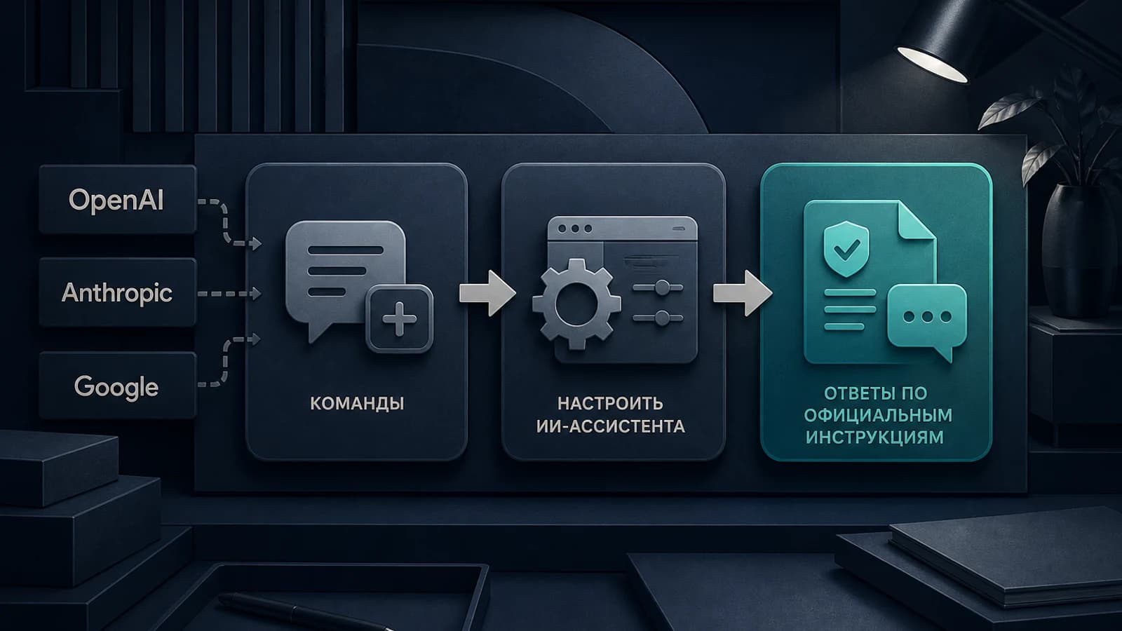 Инфографика: команды — ответы по официальным инструкциям
