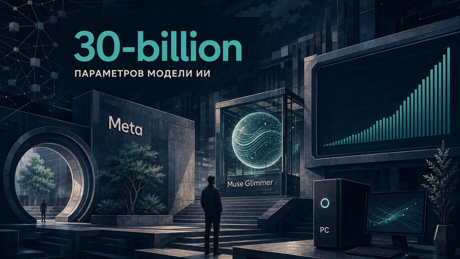 Инфографика: 30-billion параметров модели ИИ
