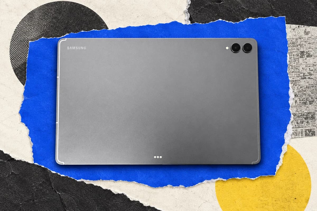 Планшет Samsung Galaxy Tab S12 Ultra с обратной стороны: тонкий корпус и две камеры.
