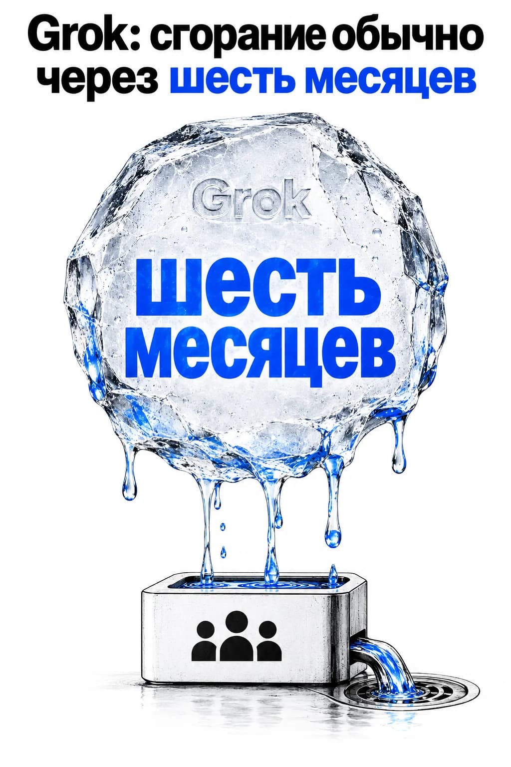 Ледяной кредитный жетон Grok тает над командным аккаунтом: кредиты обычно сгорают через шесть месяцев, если не указан другой срок.