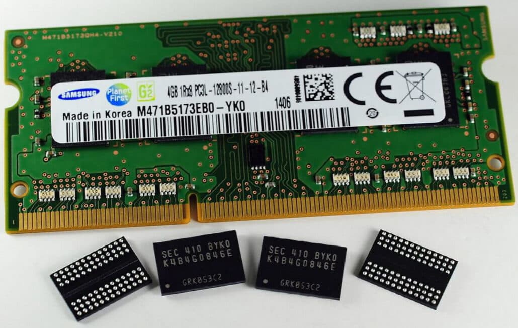 Samsung нацелена запустить промышленное производство памяти 1d DRAM к концу 2027 года