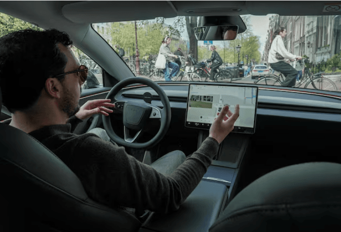 В Нидерландах 40 тысяч владельцев Tesla начали использовать автономное вождение после сертификации FSD