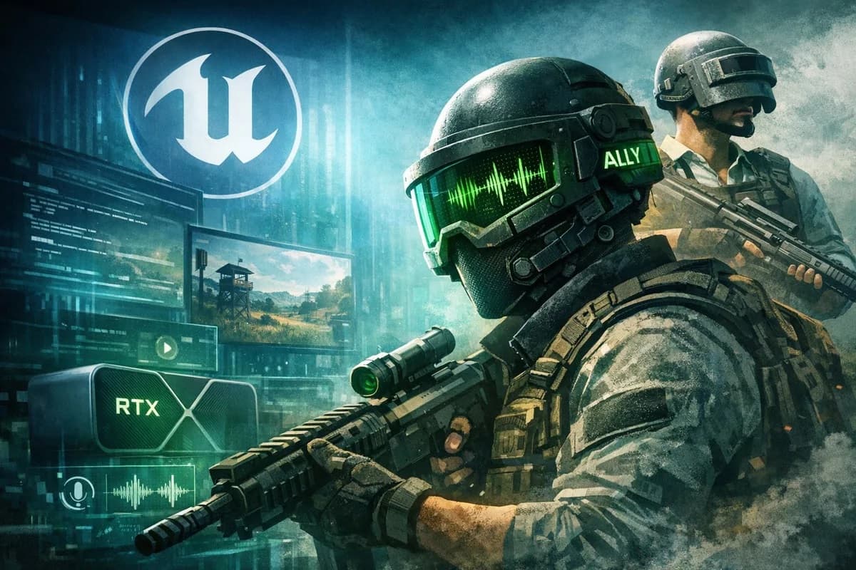 В PUBG добавили ИИ-напарника на базе NVIDIA ACE