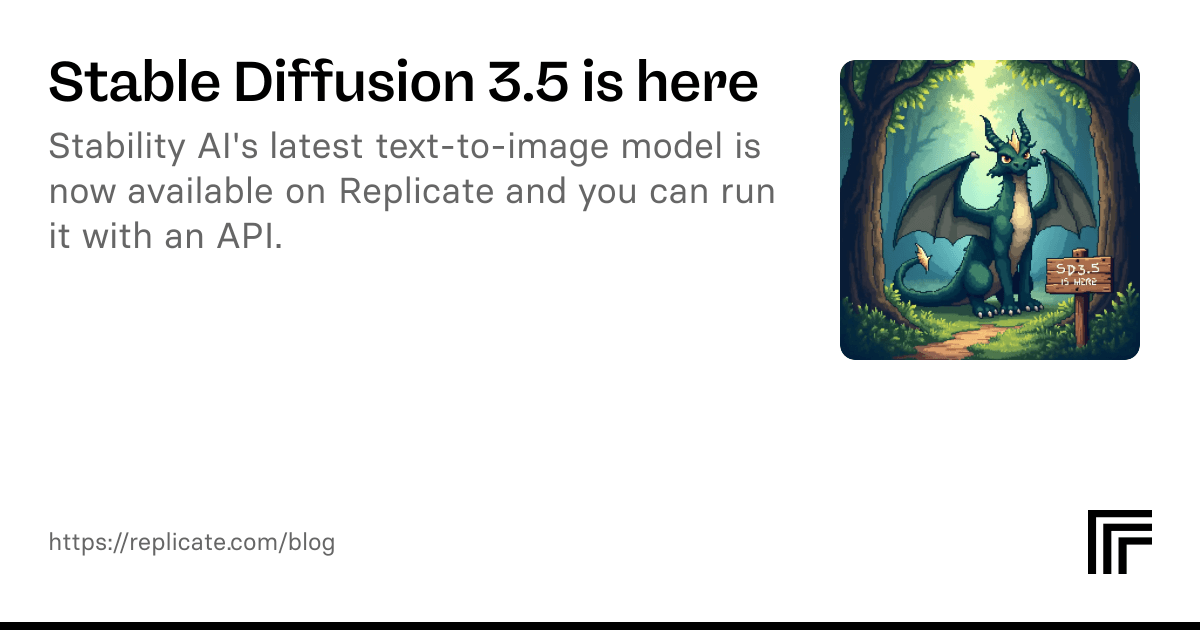 Stable Diffusion 3.5 стала доступна на платформе Replicate