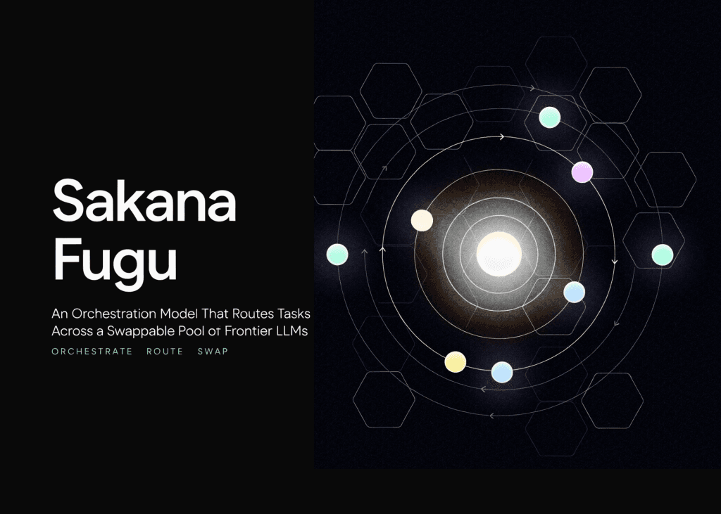 Sakana AI представила оркестратор LLM Sakana Fugu, распределяющий задачи между пулом моделей
